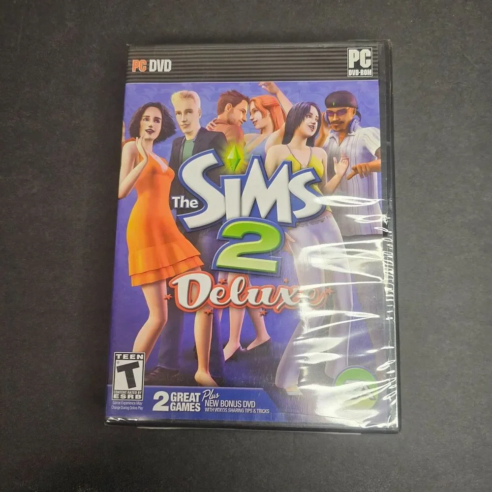 Sims 2: Deluxe New Sealed PC Game PC: Windows 2007